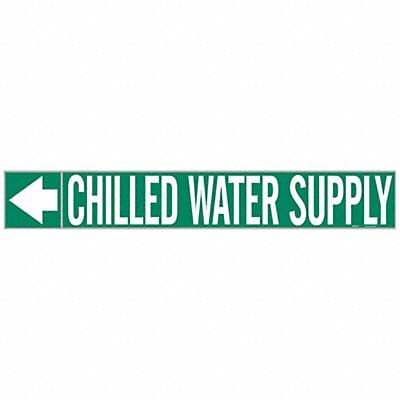 Pipe Mrkr Chilled Watr Supply 1in H
