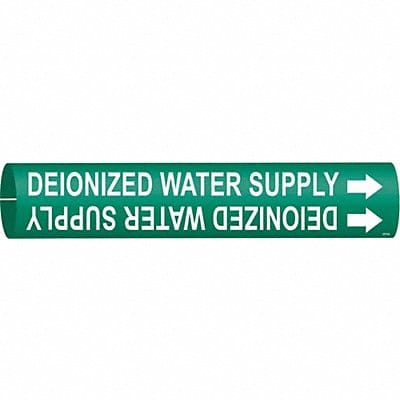 Pipe Marker Deionized Water Supply