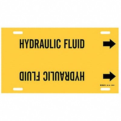 Pipe Markr Hydraulic Fluid 10in H 24in W