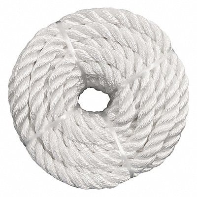 Rope Nylon Twisted 3/8 in Dia 100 ft L