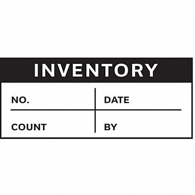Inspection Label English Inventory PK350 Inspection Label English Inventory PK350