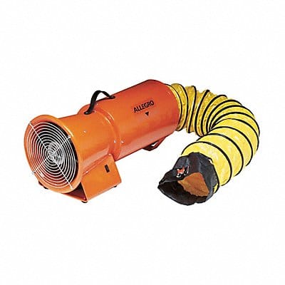 Confined Space Fan Orange 13 5/8 W