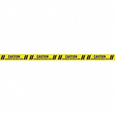 Floor Tape Black/Yellow 3 inx60 ft Roll