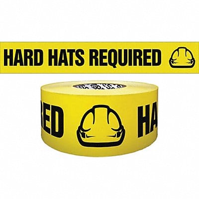 Barricade Tape Yellow 1 000 ft L 3 in