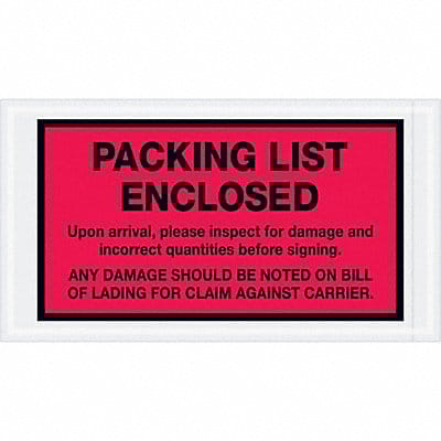 Packing List Envelopes PK 1000