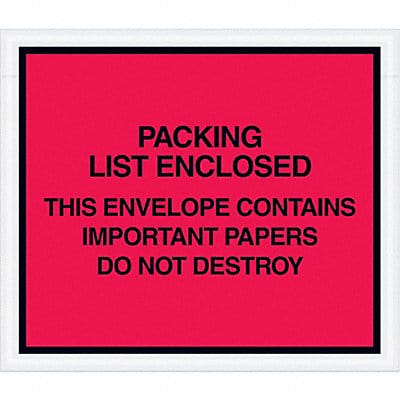 Packing List Envelopes PK 1000