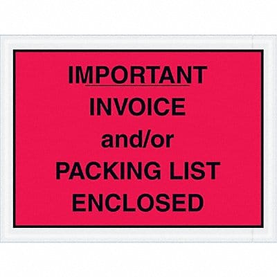 Packing List Envelopes PK 1000