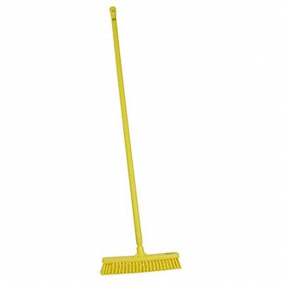 Push Broom 59.1 in Yellow Bristle