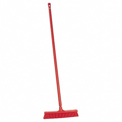 Push Broom 59.1 in Red Bristle