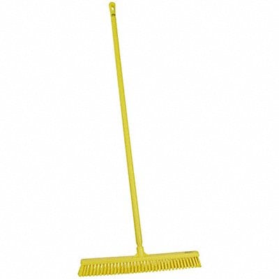 Push Broom 59.1 in Yellow Bristle