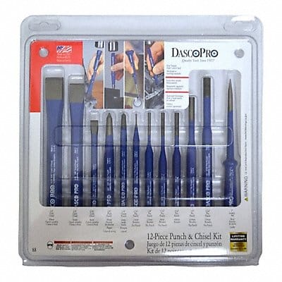 Punch  Chisel Kit 12 Piece