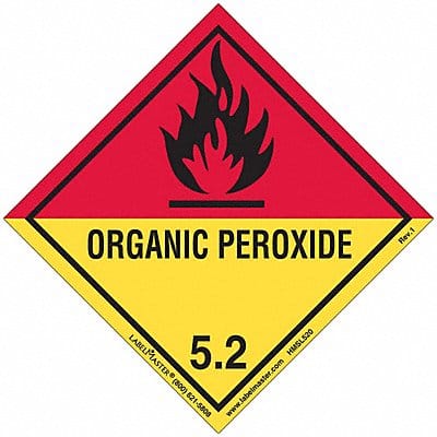 DOT Container Placard PVC PK500