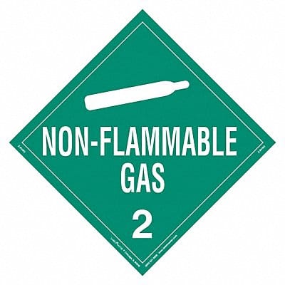 DOT Container Placard Vinyl PK25