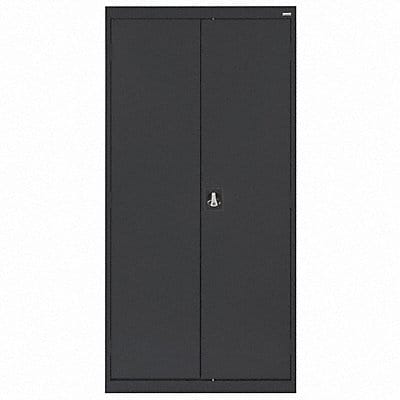 Storage Cabinet 72 x36 x18 Black 4Shlv