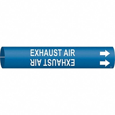 Pipe Marker Exhaust Air 2 13/16in H