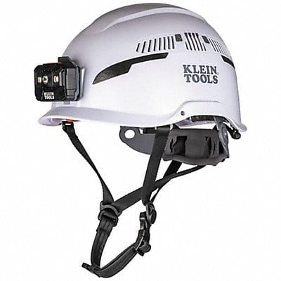 Safety Helmet White w/Vents Light