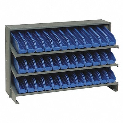 E1539 Bench Pick Rack 12x21x36in Blue E1539 Bench Pick Rack 12x21x36in Blue