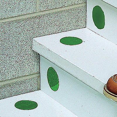 Floor Tape Green 4 inx2 in Circle PK50 Floor Tape Green 4 inx2 in Circle PK50