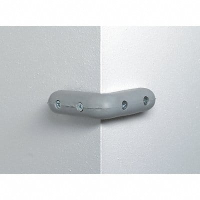 Corner Bumper 8 x 1 In Black Drilled