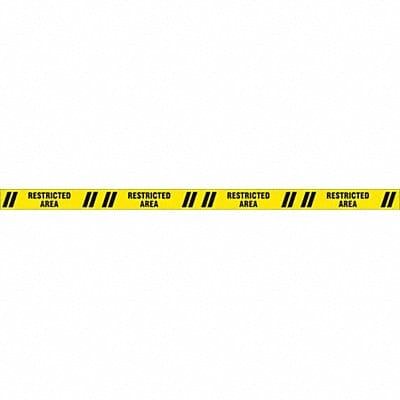 Floor Tape Black/Yellow 3 inx60 ft Roll