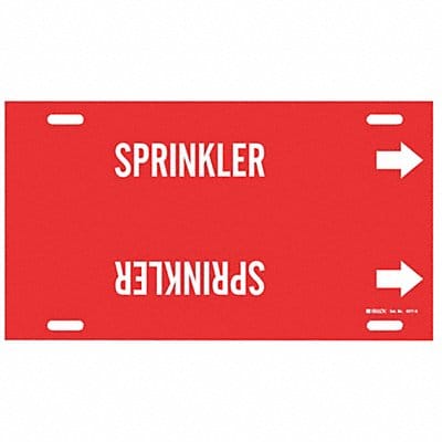 Pipe Marker Sprinkler 10 in H 32 in W