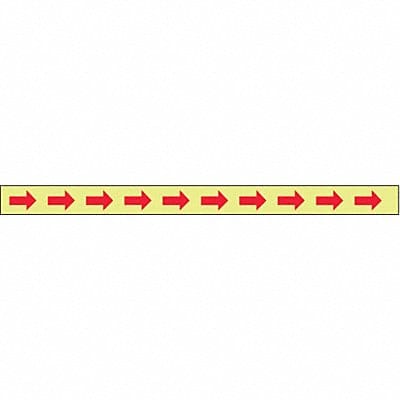 Floor Tape Red/Yellow 3 inx15 ft Roll