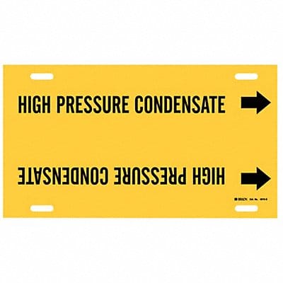Pipe Mrkr High Prssre Condensate 10in H