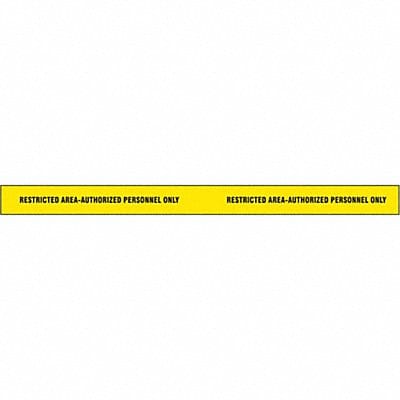 Barricade Tape Yellow/Black 180ft x 2 In