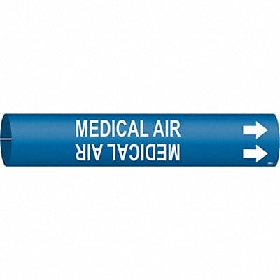 Pipe Marker Medical Air 4/5 in W
