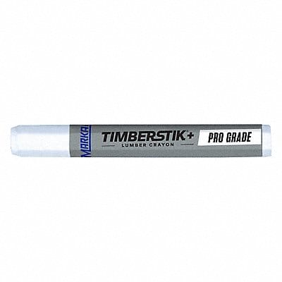 Lumber Crayon White 1/2 Size PK12
