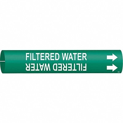 Pipe Mrkr Filterd Watr 13/16in H 4/5in W