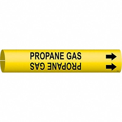 Pipe Marker Propane Gas 2 in H 2 in W