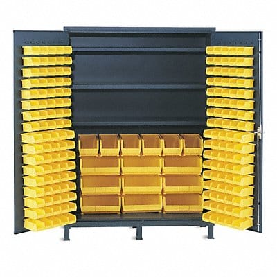 Bin Cab 84 x60 x24 SmkGry 185YlwBns