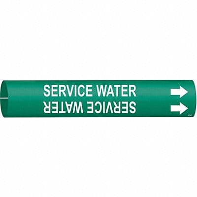 Pipe Markr Service Water 7/8in H 7/8in W