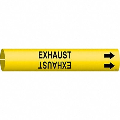 Pipe Marker Exhaust 13/16 in H 4/5 in W