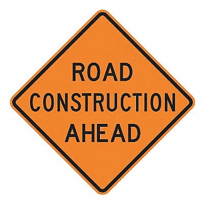 Road Construction Ahead Sign 30 x 30