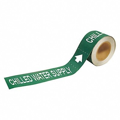 Pipe Mrkr Chilled Watr Supply 2in H