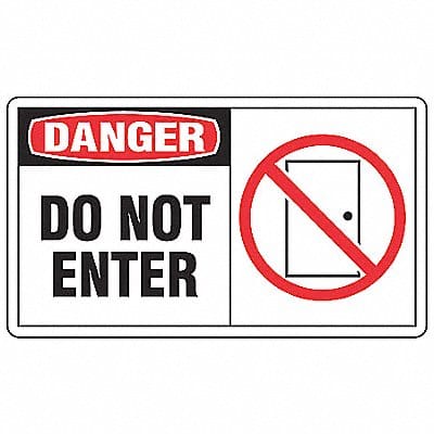 Safety Label 3 1/2 inx5 in Vinyl PK5