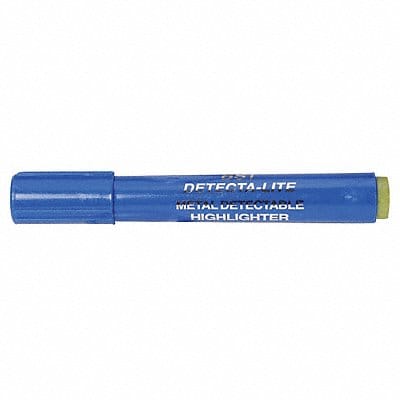 Metal Detectable Highlighter Yellow PK10