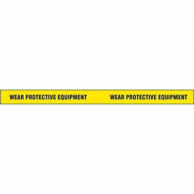Floor Tape Black/Yellow 2 inx180 ft Roll