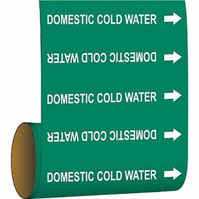 Pipe Mrkr Domestic Cold Water 8in H