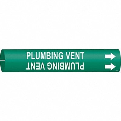Pipe Marker Plumbing Vent 2 in W