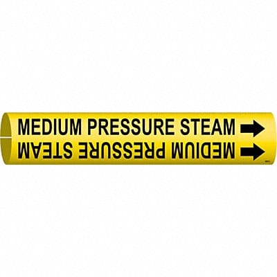 Pipe Marker Medium Pressure Steam