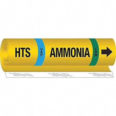 Pipe Marker Ammonia 26 in H 12 in W