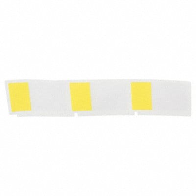 Precut Label Roll Cartridge Clear/Yellow