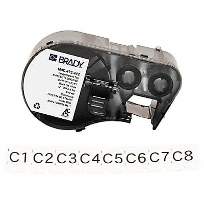 Precut Label Roll Cartridge White Matte
