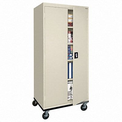 Storage Cabinet 78 x36 x24 Putty 2Shlv Storage Cabinet 78 x36 x24 Putty 2Shlv