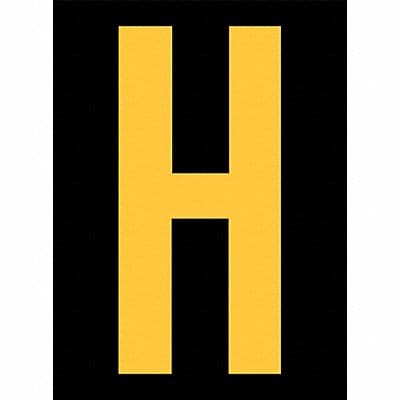 Reflective Letter Label H 2-1/2in H PK25