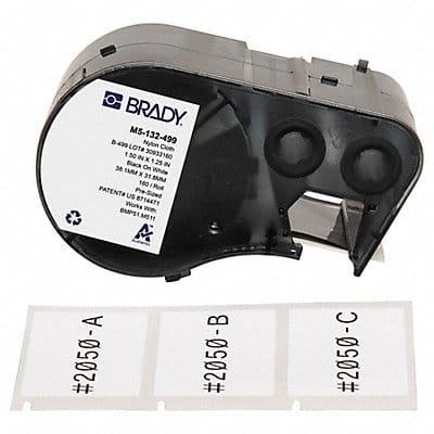 Precut Label Cartridge White Matte