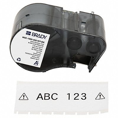 Precut Label Roll Cartridge White Gloss